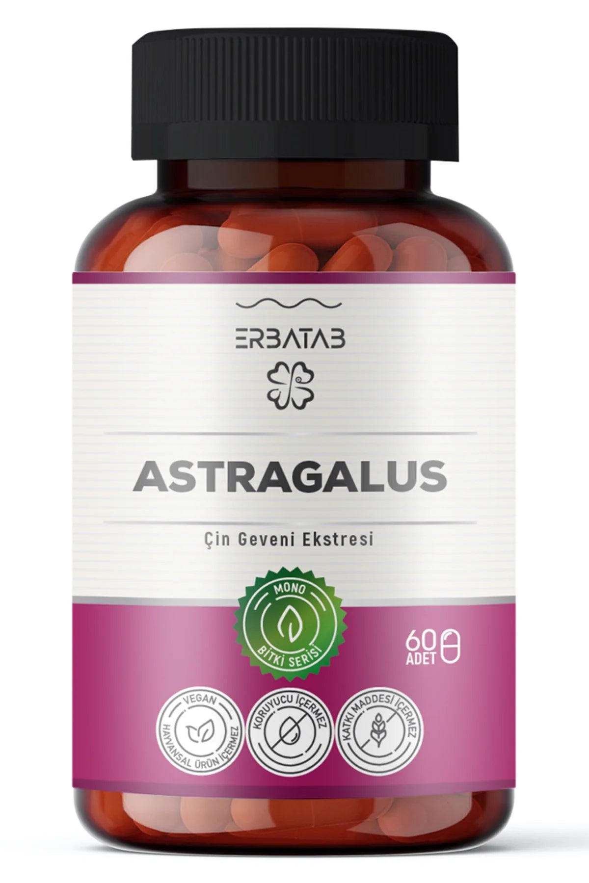 Erbatab Astragalus – Chinesischer Tragant-Extrakt – 60 Kapsül