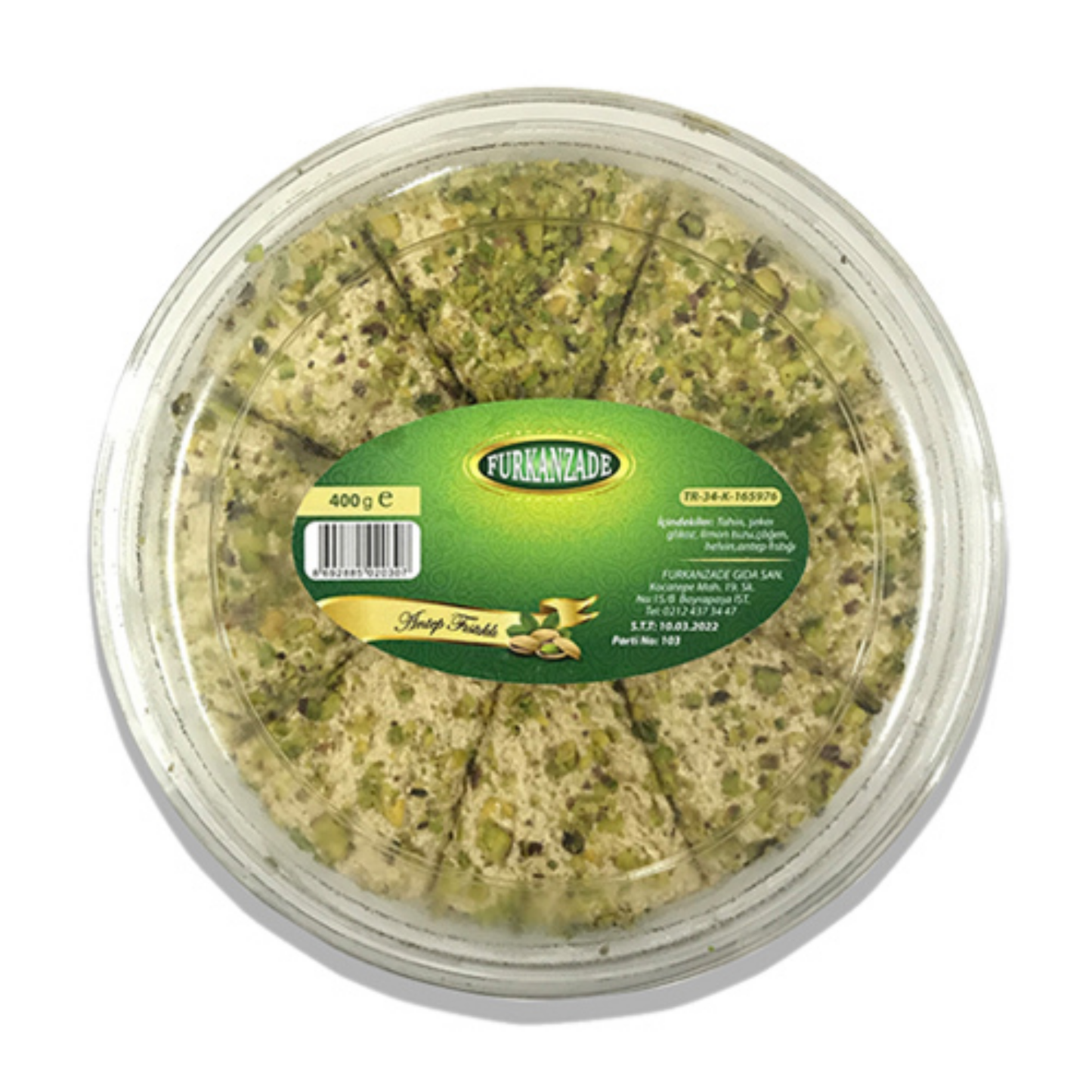 Furkanzade Papatya Fıstıklı Helva 400 gr