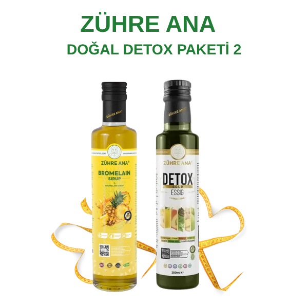 Zühre Ana D-tox Paketi 2(Bromelain Surubu -250 ml ve D-tox Sirkesi-250 ml)