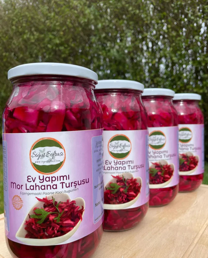 Mor Lahana Turşusu- Söğüt Sofrası - 1kg