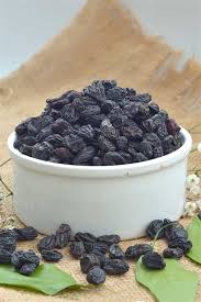 Schwarze usbekische kernlose Trauben 300 gr