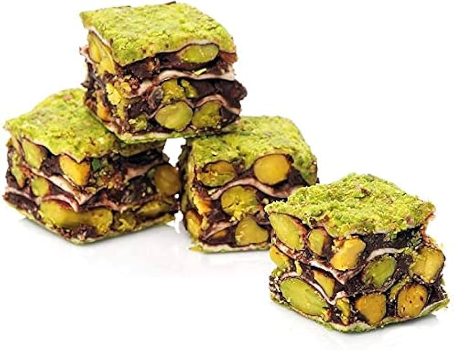 Fıstıklı Çikolatalı Lokum Baklava Dilimi 250 gr