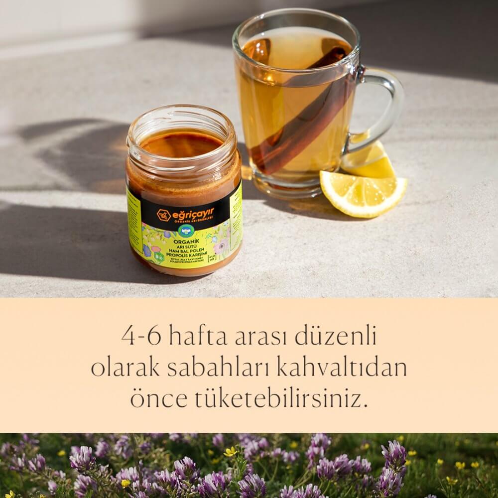 Eğriçayır Royal Jelly Bio-Gelée Royale + Rohhonig + Pollen + Propolis