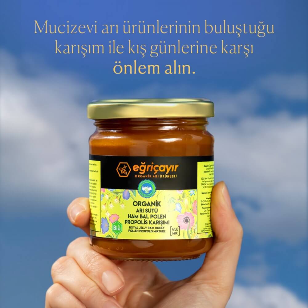 Eğriçayır Royal Jelly Bio-Gelée Royale + Rohhonig + Pollen + Propolis