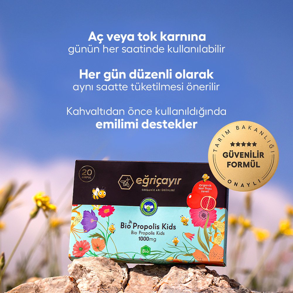 Eğriçayır Propolis Kids 20 Ampoule 200ml