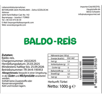 BEYORGANIK BALDO Pirinç – 1000 g
