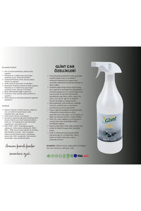 Glint Car, Bitkisel Çok Amaçlı Oto Temizleyici Araç Far Koltuk Paspas Temizleme Jant Parlatıcı
