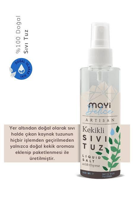 Mayi Sıvı Tuz Kekikli 150 ml