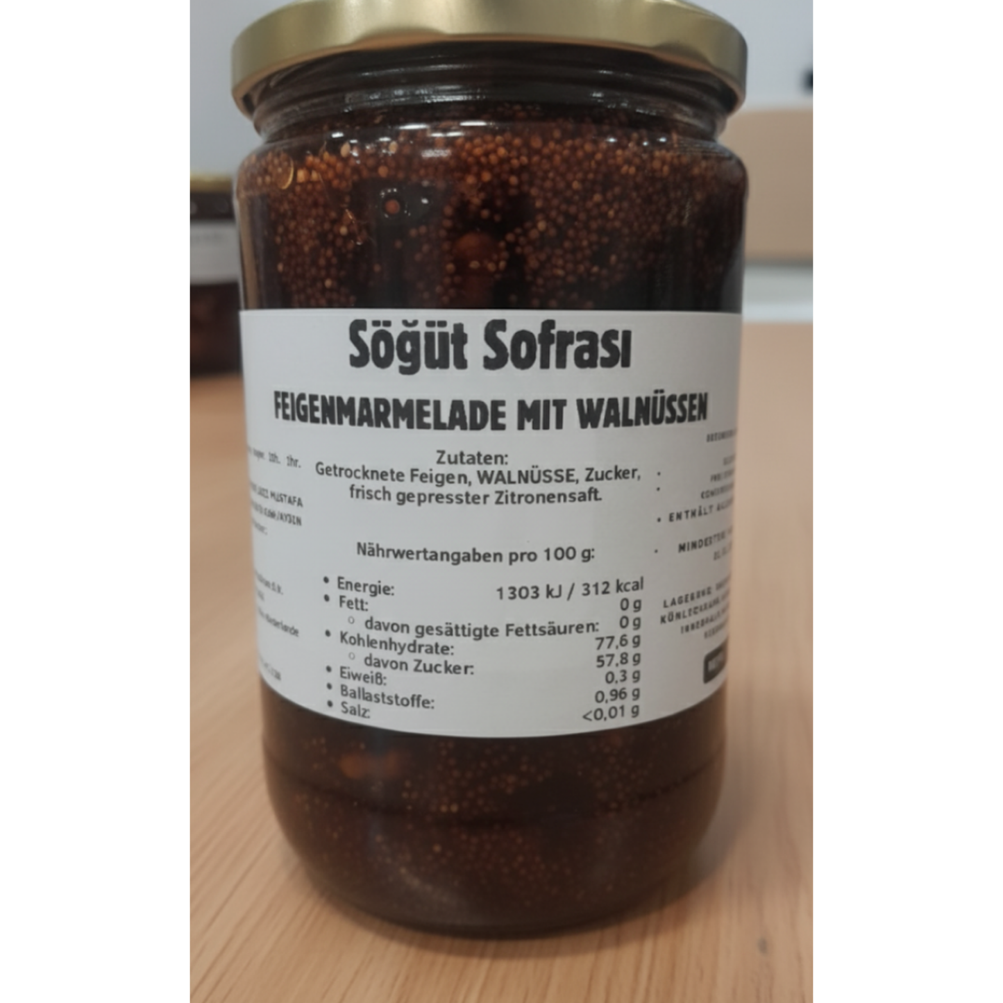 Cevizli Kuru İncir Reçeli - 750gr