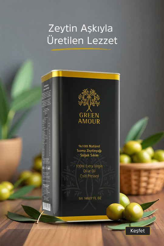 Green Amour %100 Naturel Sızma Zeytinyağı 5L