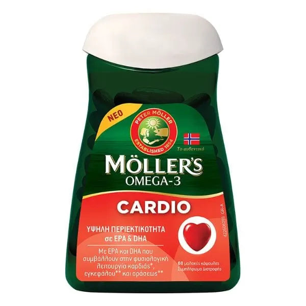 Möller’s Omega-3 Cardio – 60 Kapsül